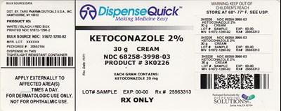 Ndc 68258-3998-03 (Ndc 68258 3998 03      Taro)